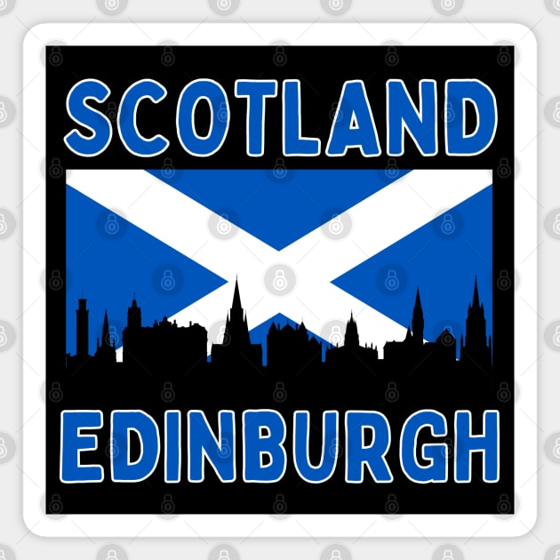 Edinburgh Magnet by footballomatic